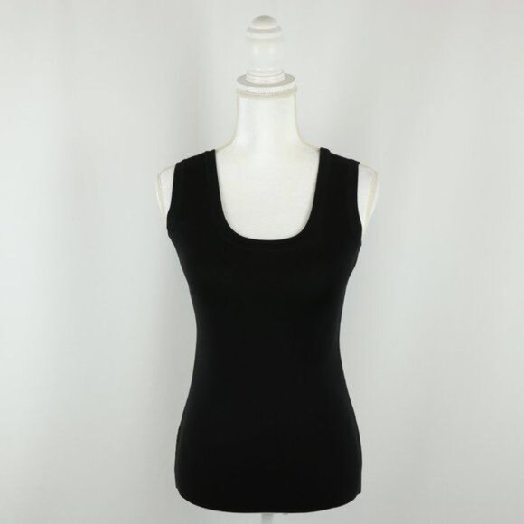 Exclusively Misook Women's XXS Petite Scoop Neck Spring Weight Knit Tank Top - Picture 1 of 6